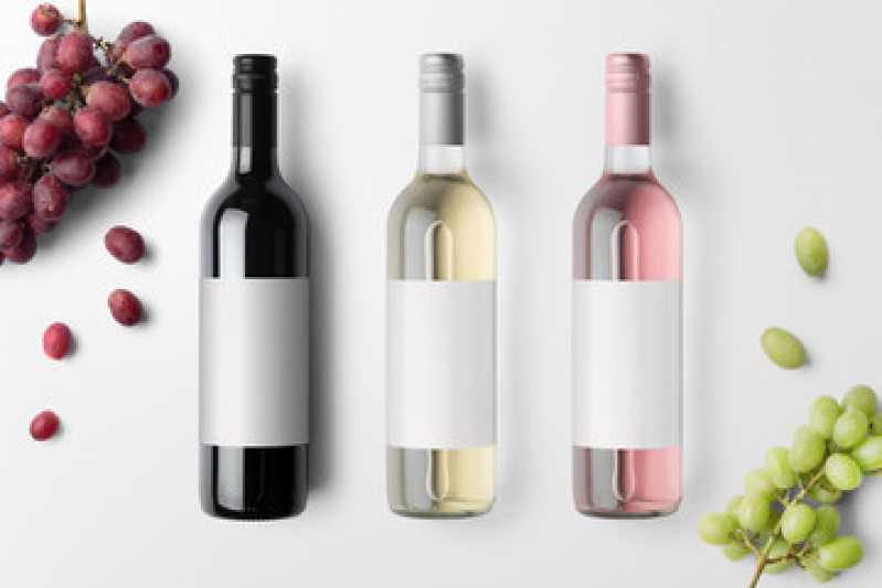 Impressão de Rótulo Vinho Personalizado ABCD - Rótulo de Vinho Personalizado