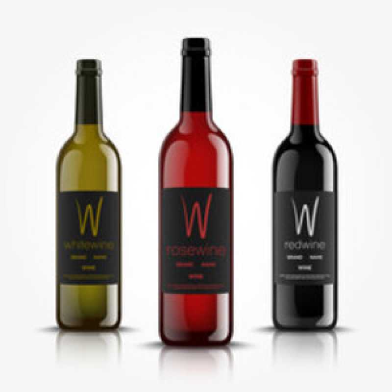Rótulo da Embalagem Preço Vila Ré - Rótulo de Vinho Personalizado