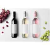 impressão de rótulo vinho personalizado Vila Alpina